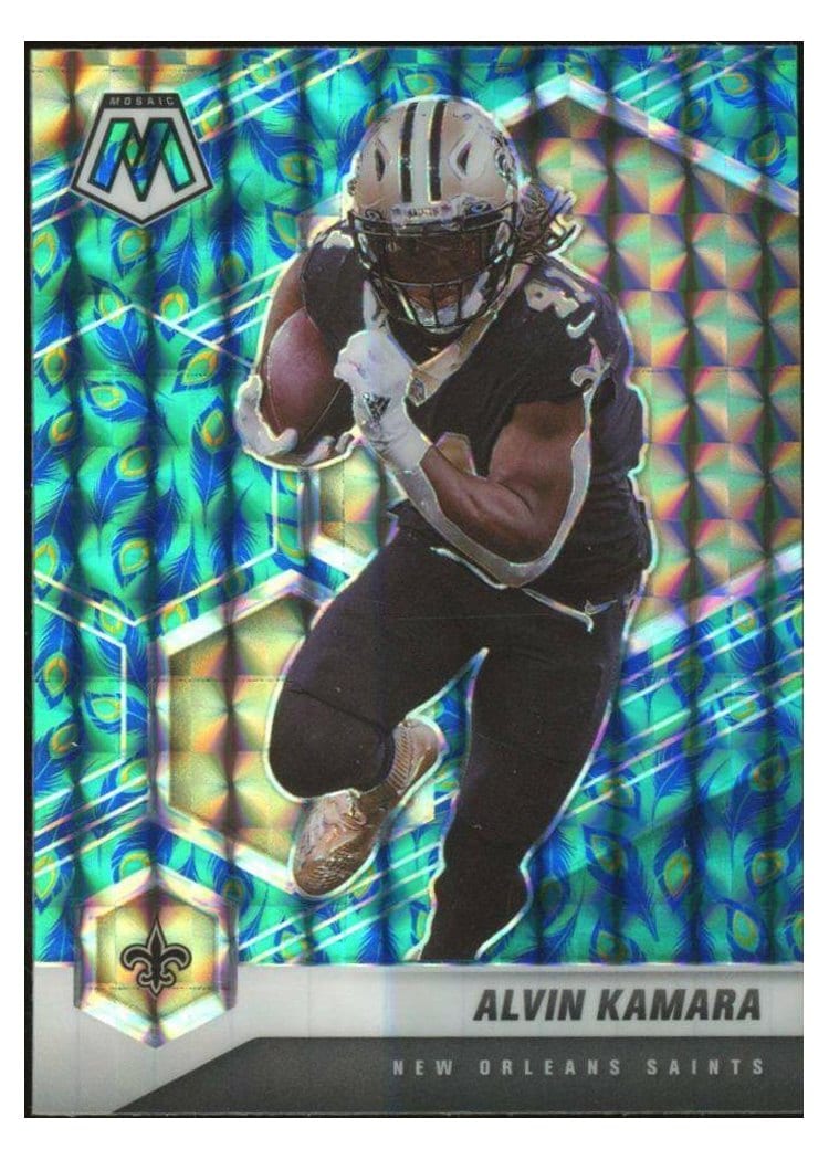2021 Panini Mosaic Base Set Alvin Kamara #146 card
