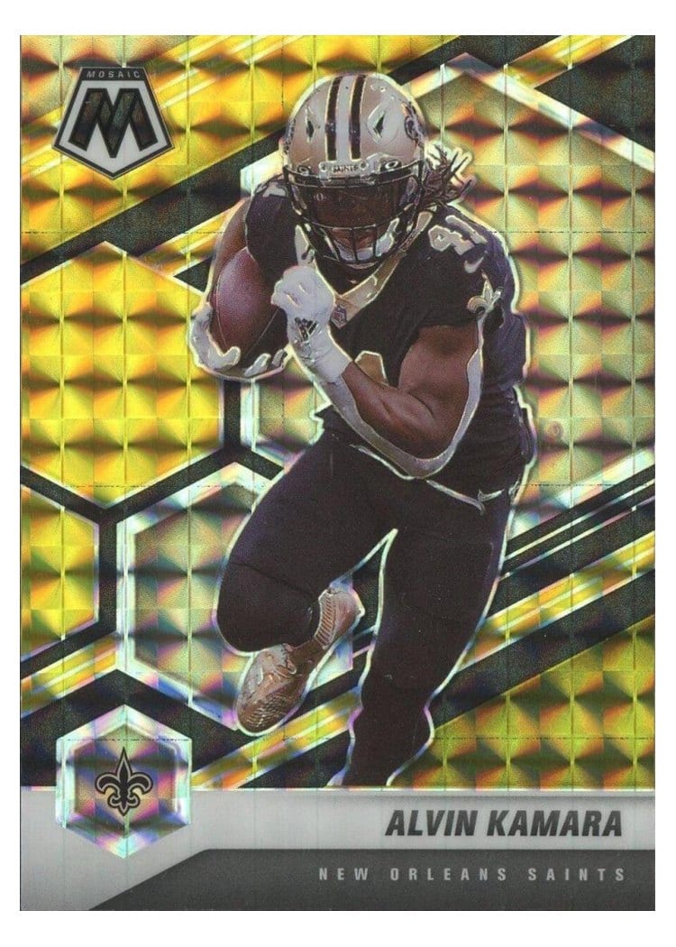 2021 Panini Mosaic Base Set Alvin Kamara #146 card