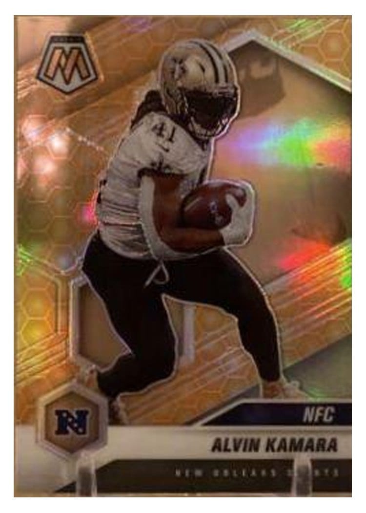 2021 Panini Mosaic Base Set Alvin Kamara #213 card