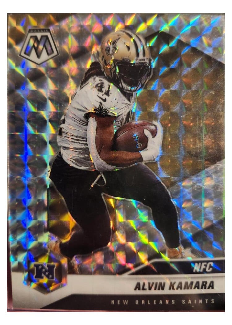 2021 Panini Mosaic Base Set Alvin Kamara #213 card