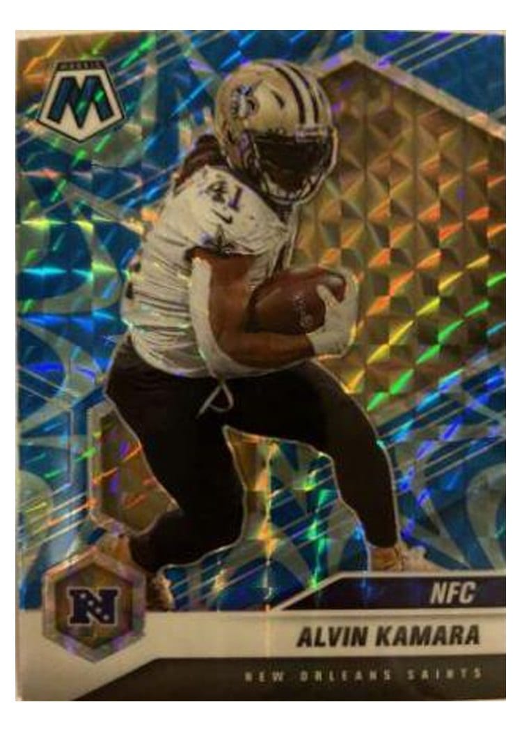 2021 Panini Mosaic Base Set Alvin Kamara #213 card