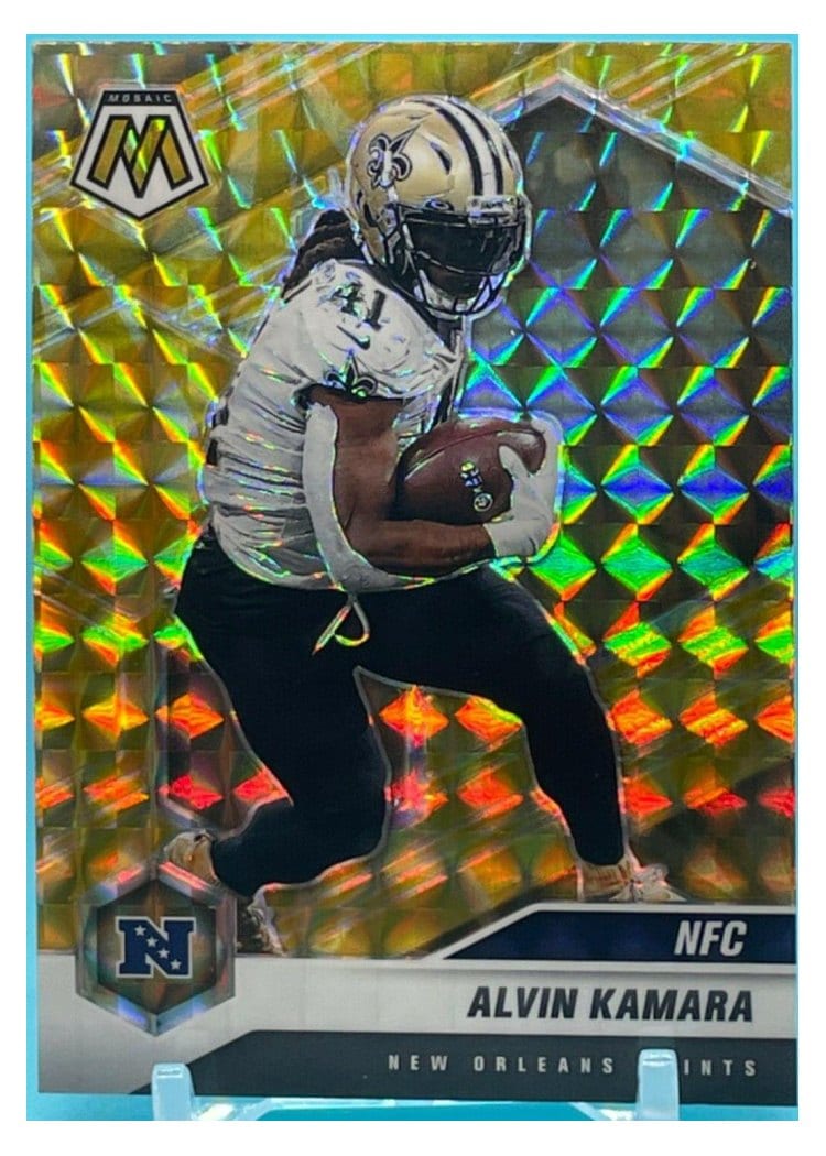 2021 Panini Mosaic Base Set Alvin Kamara #213 card