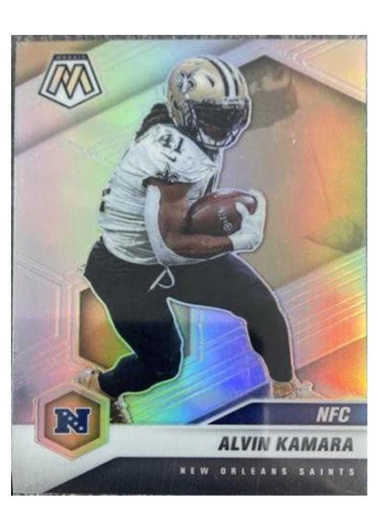 2021 Panini Mosaic Base Set Alvin Kamara #213 card