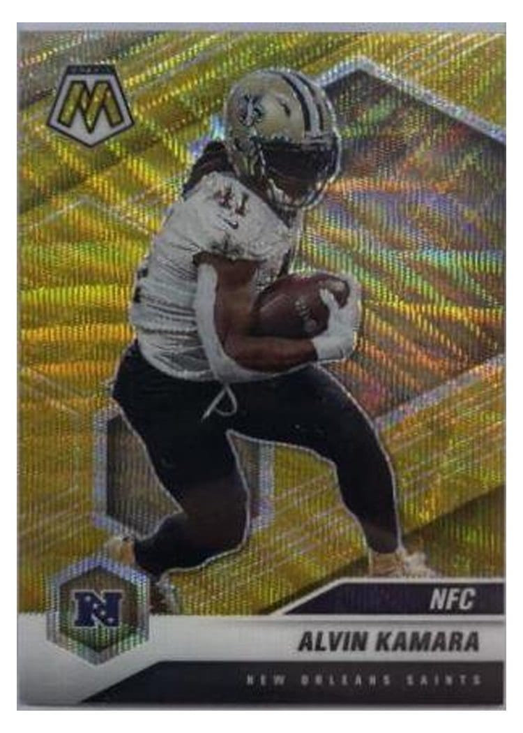 2021 Panini Mosaic Base Set Alvin Kamara #213 card