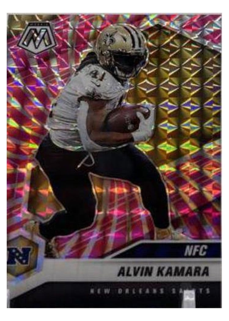 2021 Panini Mosaic Base Set Alvin Kamara #213 card