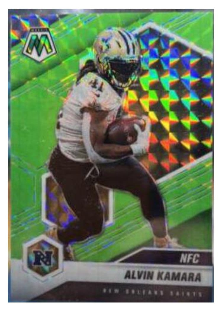 2021 Panini Mosaic Base Set Alvin Kamara #213 card