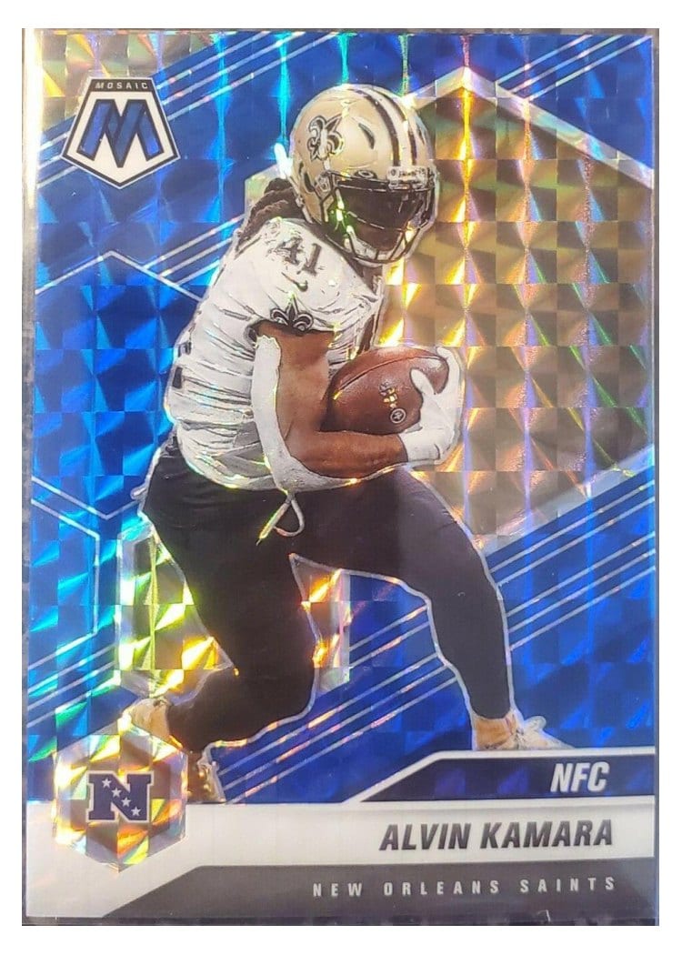 2021 Panini Mosaic Base Set Alvin Kamara #213 card