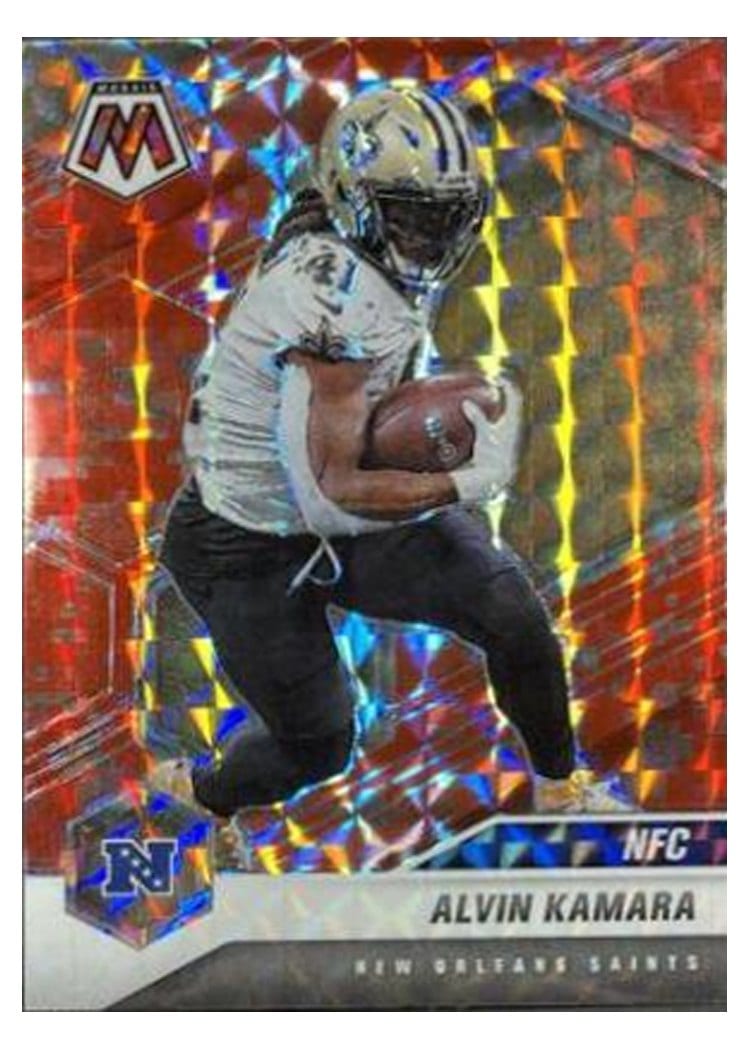 2021 Panini Mosaic Base Set Alvin Kamara #213 card