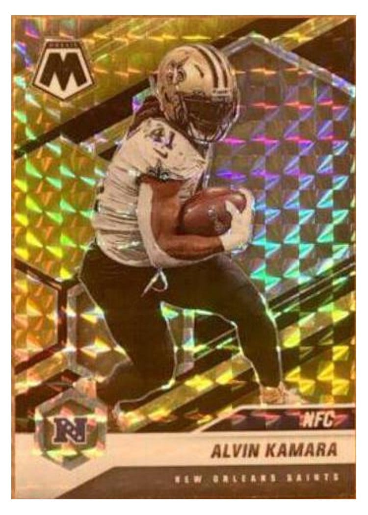 2021 Panini Mosaic Base Set Alvin Kamara #213 card
