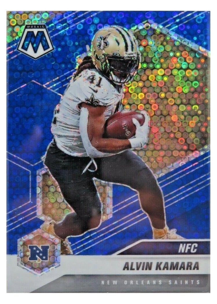 2021 Panini Mosaic Base Set Alvin Kamara #213 card