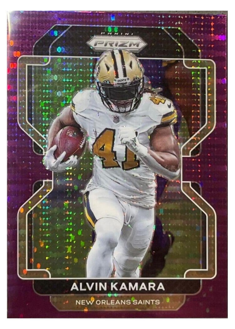2021 Panini Prizm Base Set Alvin Kamara #304 card