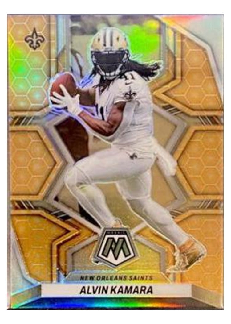 2022 Panini Mosaic Base Set Alvin Kamara #140 card