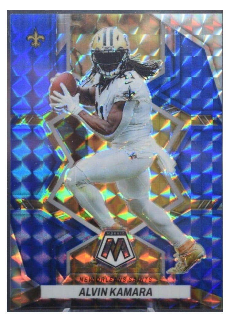 2022 Panini Mosaic Base Set Alvin Kamara #140 card