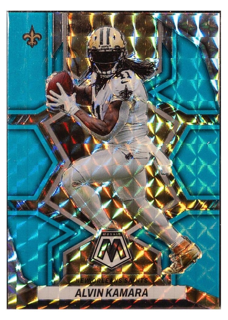 2022 Panini Mosaic Base Set Alvin Kamara #140 card