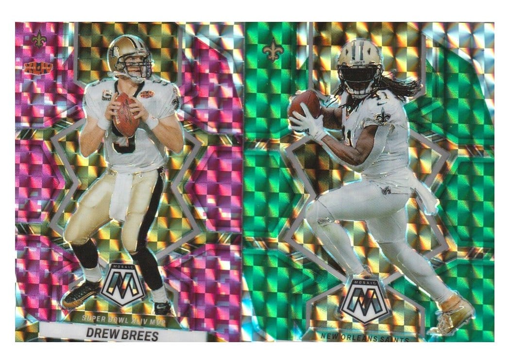 2022 Panini Mosaic Base Set Alvin Kamara #140 card