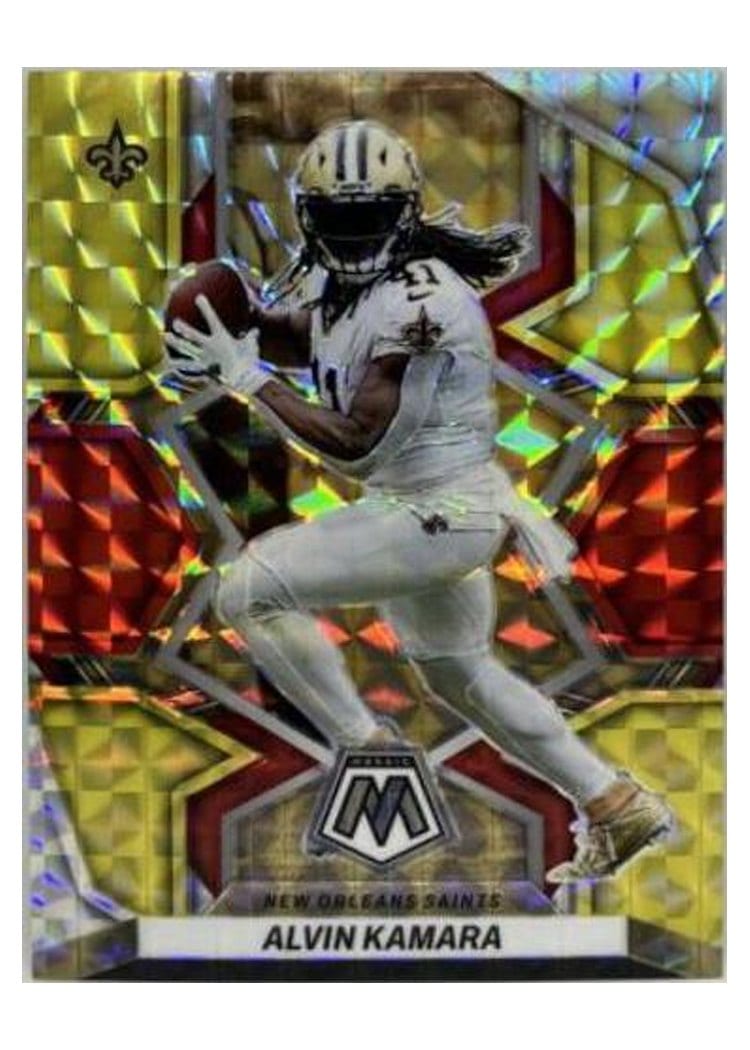 2022 Panini Mosaic Base Set Alvin Kamara #140 card