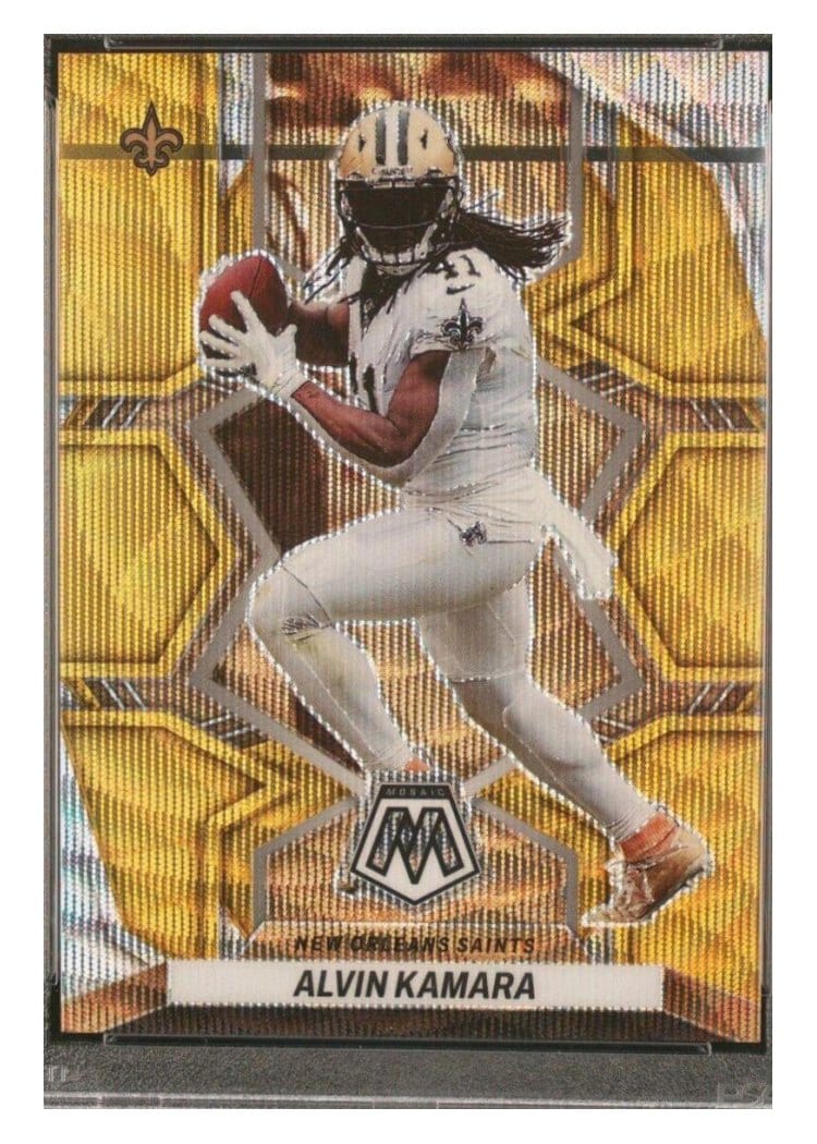 2022 Panini Mosaic Base Set Alvin Kamara #140 card