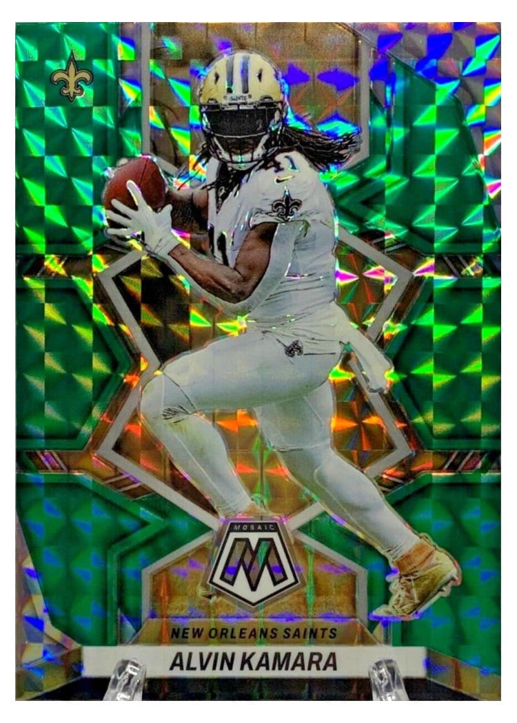 2022 Panini Mosaic Base Set Alvin Kamara #140 card