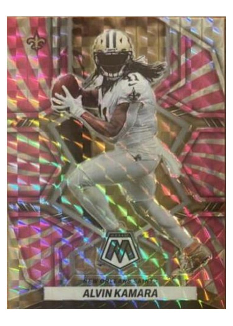 2022 Panini Mosaic Base Set Alvin Kamara #140 card
