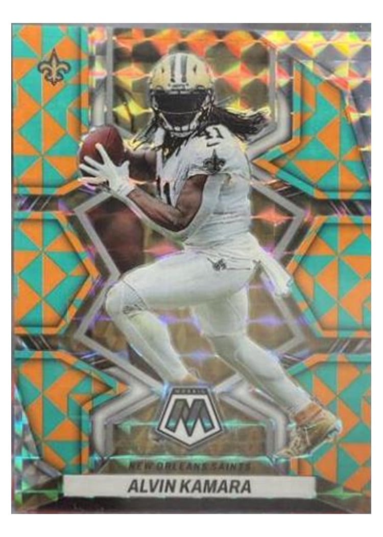2022 Panini Mosaic Base Set Alvin Kamara Tessellation #140 card