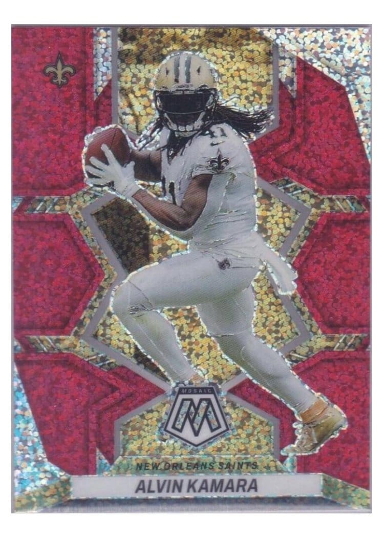 2022 Panini Mosaic Base Set Alvin Kamara #140 card