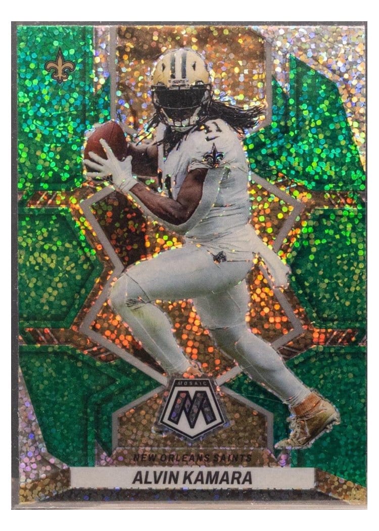 2022 Panini Mosaic Base Set Alvin Kamara #140 card
