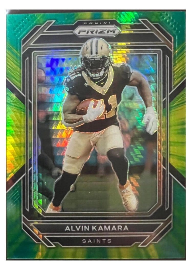 2022 Panini Prizm Base Set Alvin Kamara #208 card
