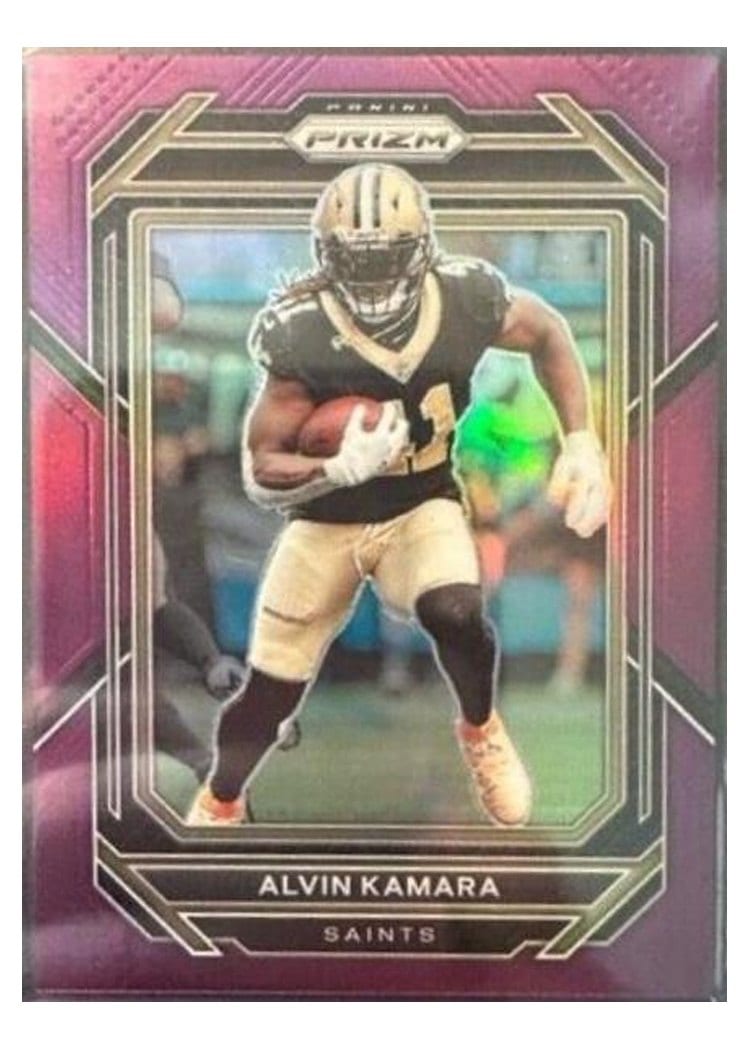 2022 Panini Prizm Base Set Alvin Kamara #208 card
