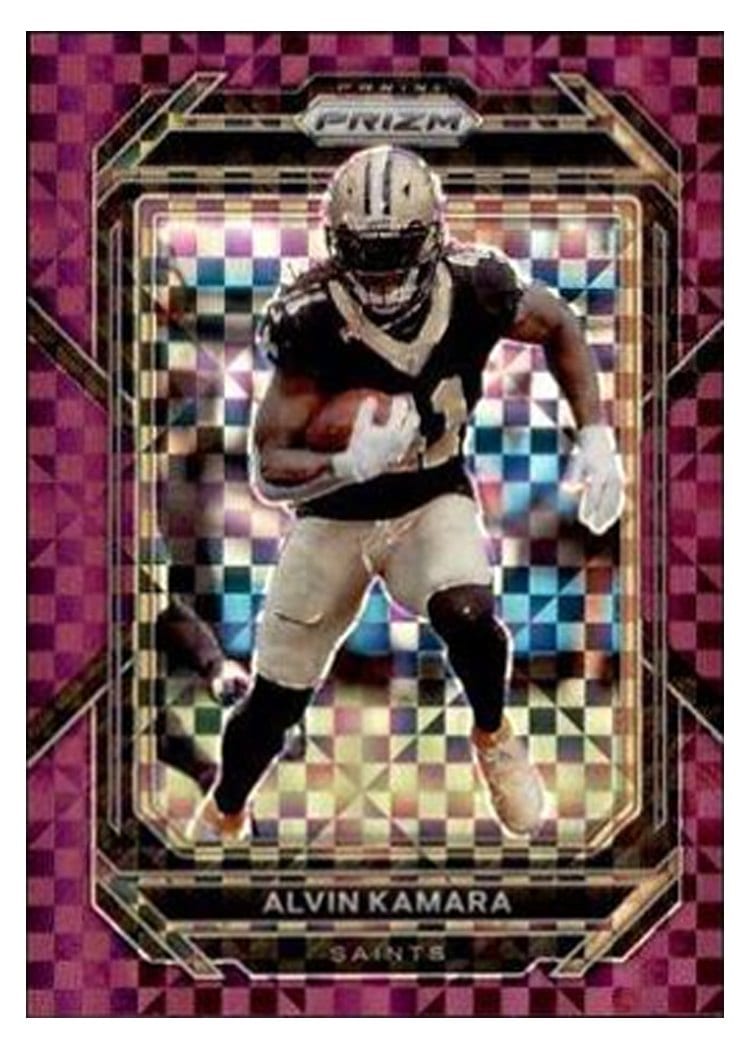 2022 Panini Prizm Base Set Alvin Kamara #208 card