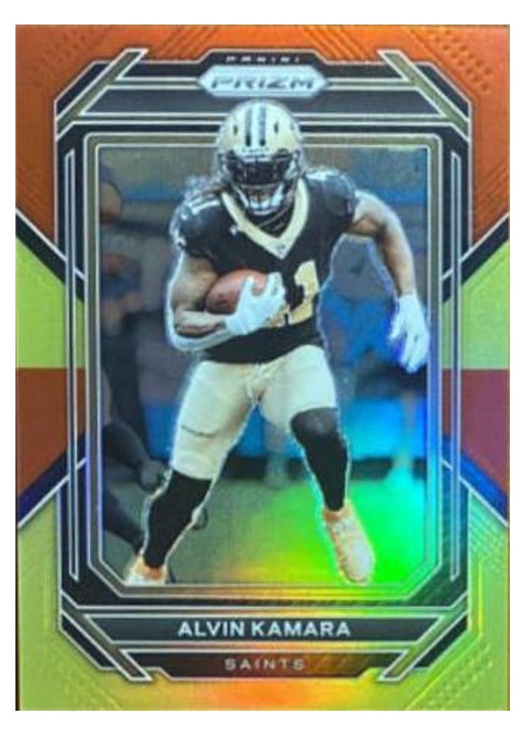 2022 Panini Prizm Base Set Alvin Kamara #208 card