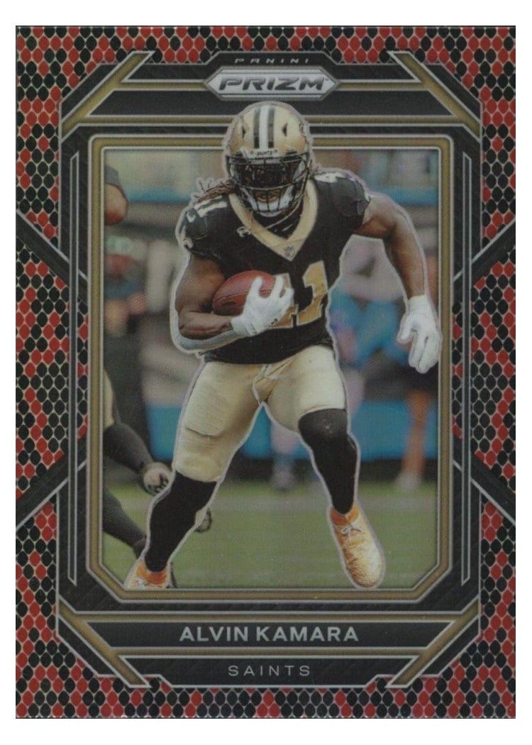 2022 Panini Prizm Base Set Alvin Kamara #208 card