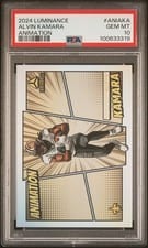 2024 Panini Luminance Animation Alvin Kamara #ANI-AKA card