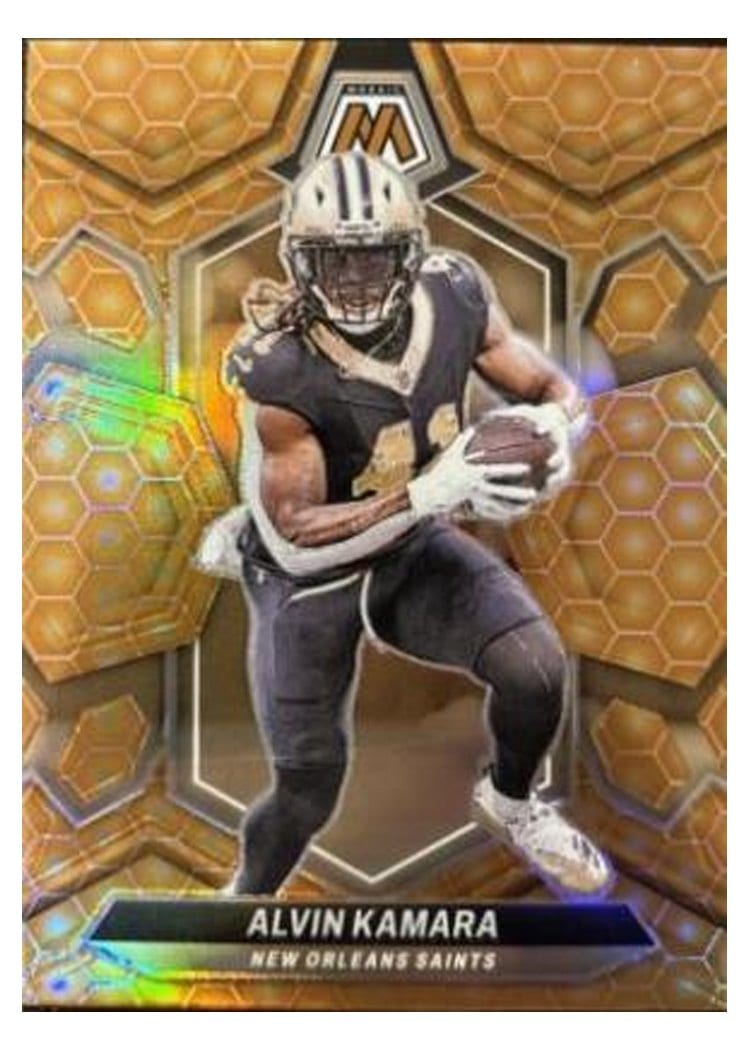 2024 Panini Mosaic Base Set Alvin Kamara #156 card
