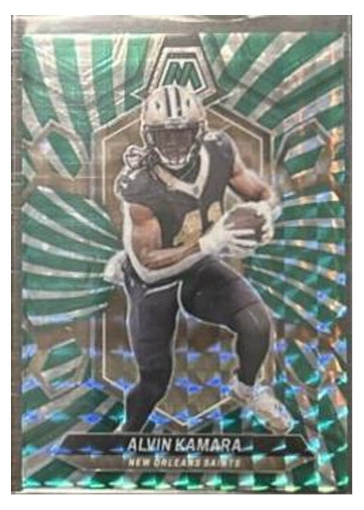 2024 Panini Mosaic Base Set Alvin Kamara #156 card