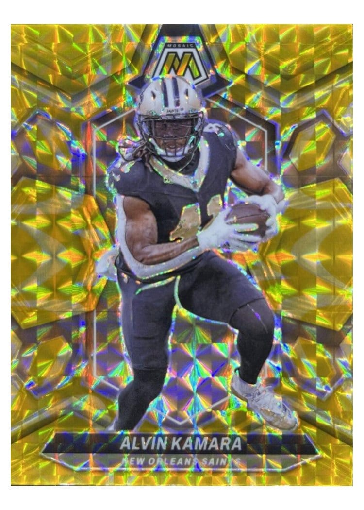 2024 Panini Mosaic Base Set Alvin Kamara #156 card
