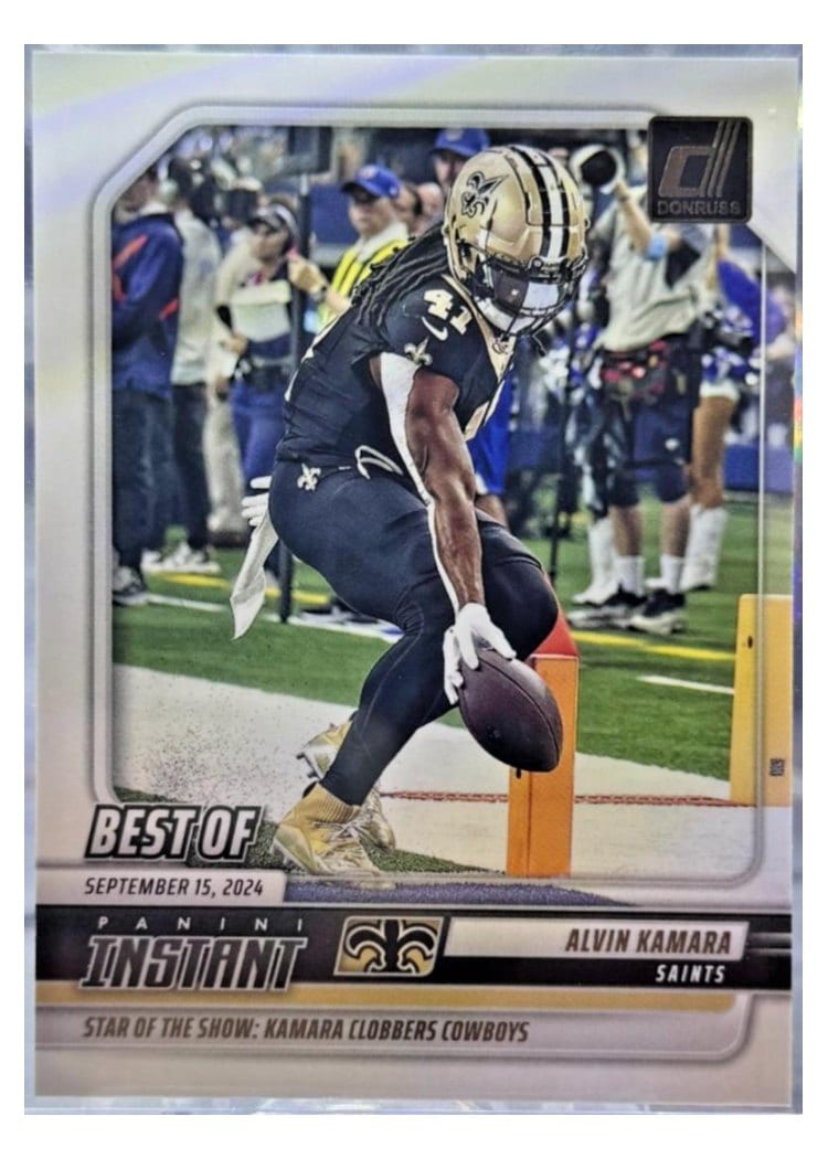 2025 Donruss Best of Instant Alvin Kamara #INS-AKA