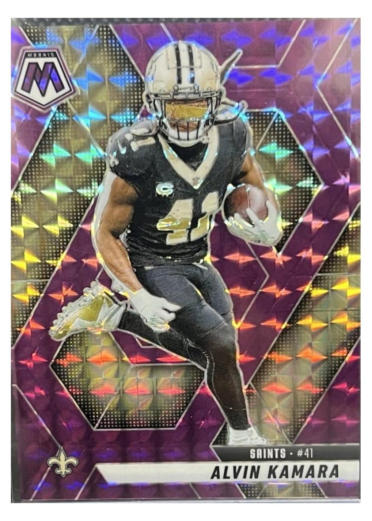 2025 Panini Mosaic Base Set Alvin Kamara #188 card