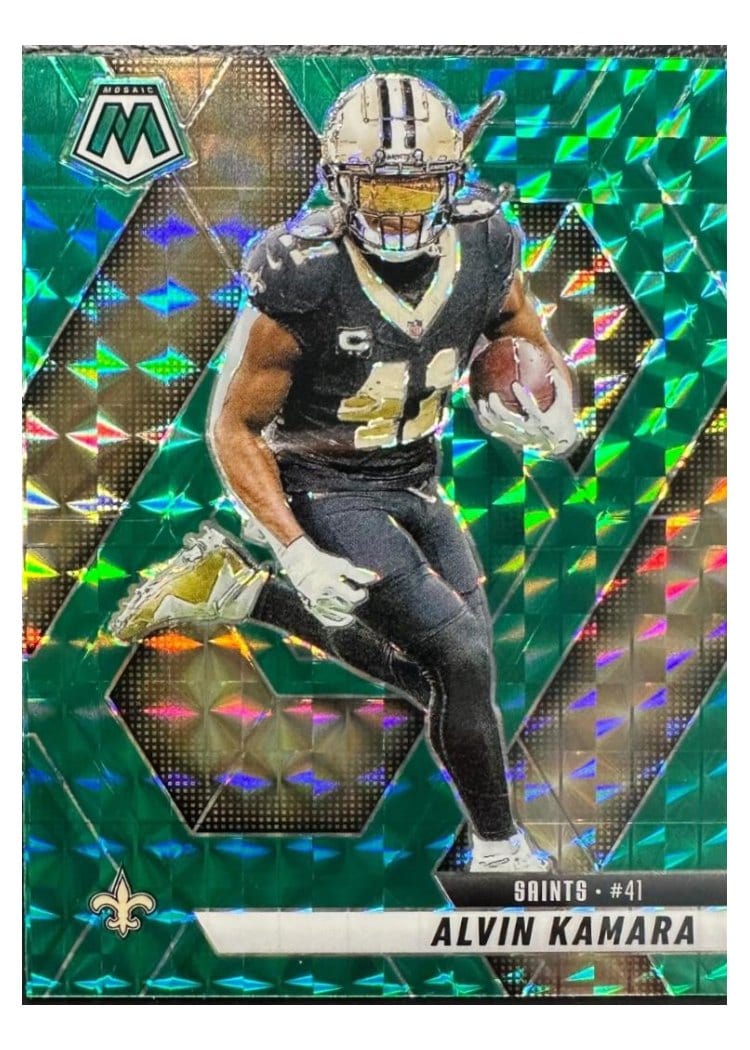 2025 Panini Mosaic Base Set Alvin Kamara #188 card