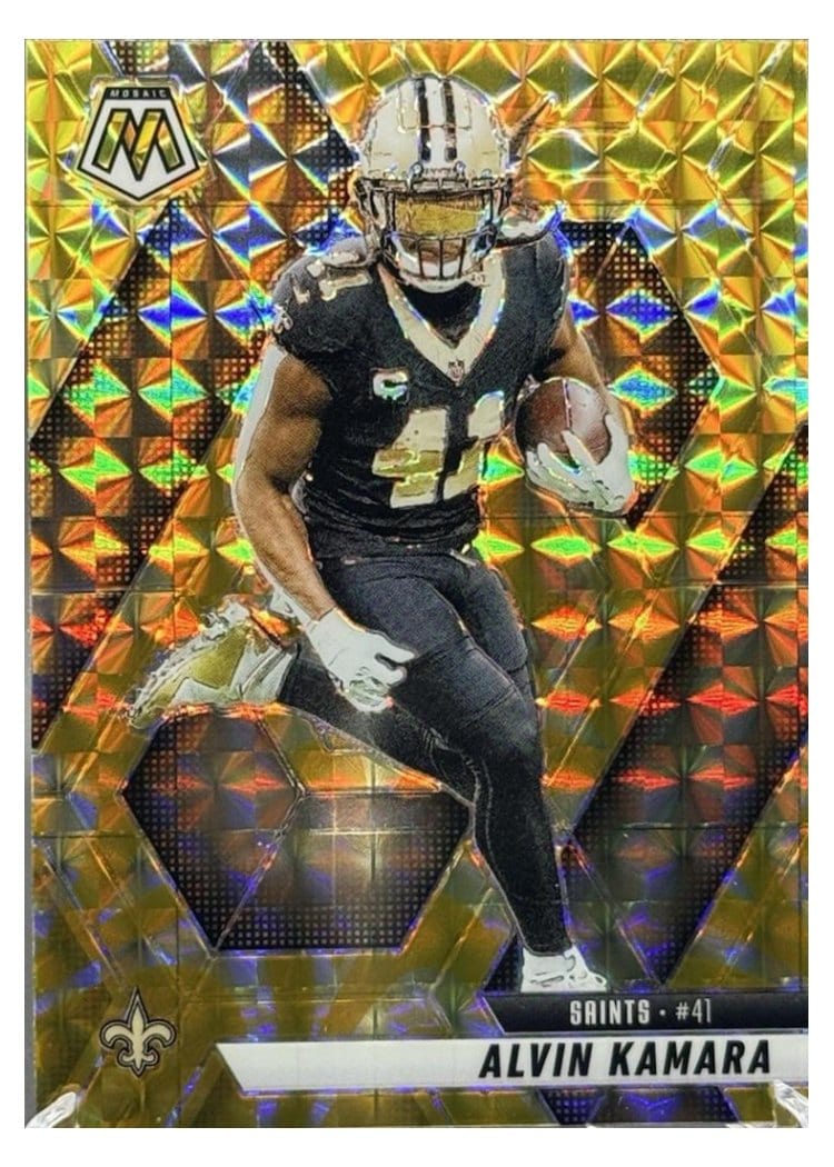 2025 Panini Mosaic Base Set Alvin Kamara #188 card