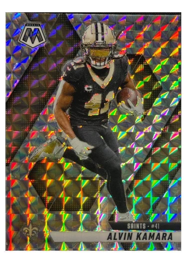 2025 Panini Mosaic Base Set Alvin Kamara #188 card