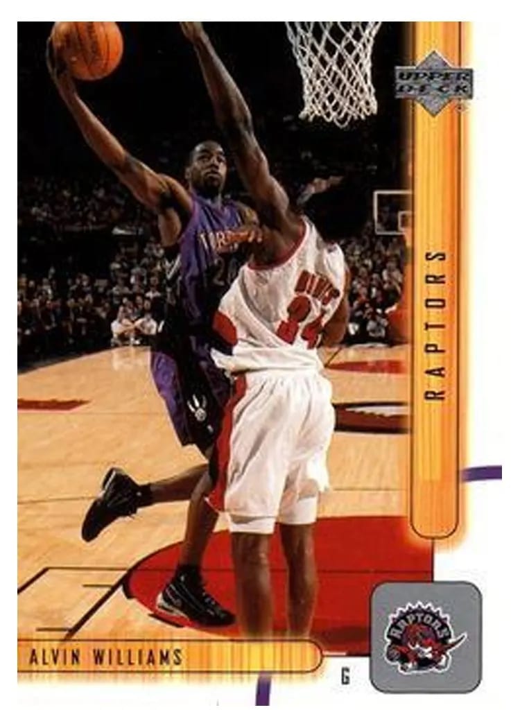 2001 Upper Deck Alvin Williams #166 card