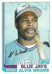 1982 Topps Base Set Alvis Woods #49 card