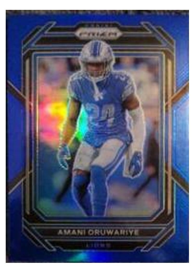 2022 Panini Prizm Base Set Amani Oruwariye #101 card