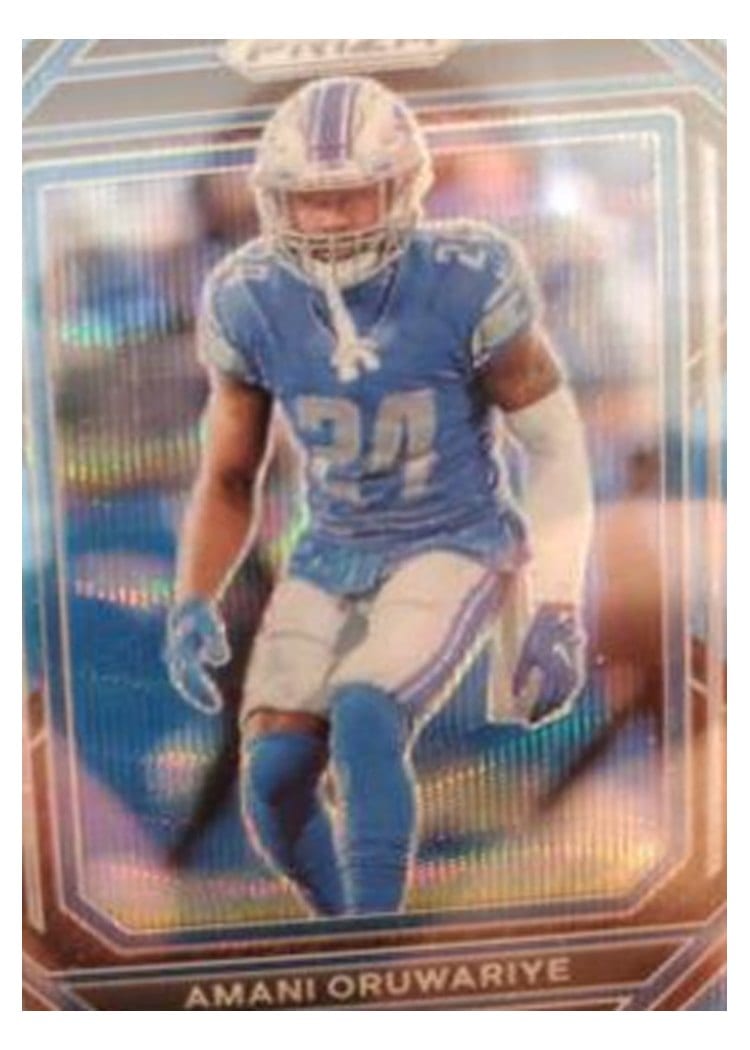 2022 Panini Prizm Base Set Amani Oruwariye #101 card