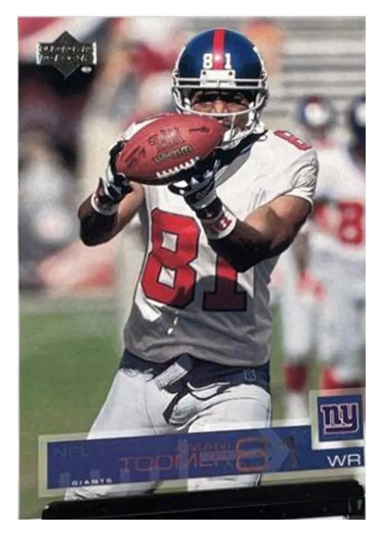 2002 Upper Deck Amani Toomer #112 card