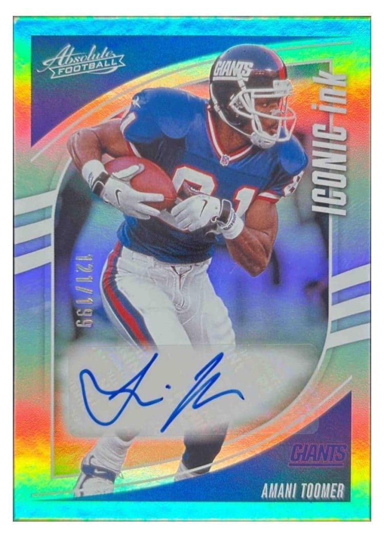 2025 Panini Absolute Iconic Ink Amani Toomer #II-ATR card
