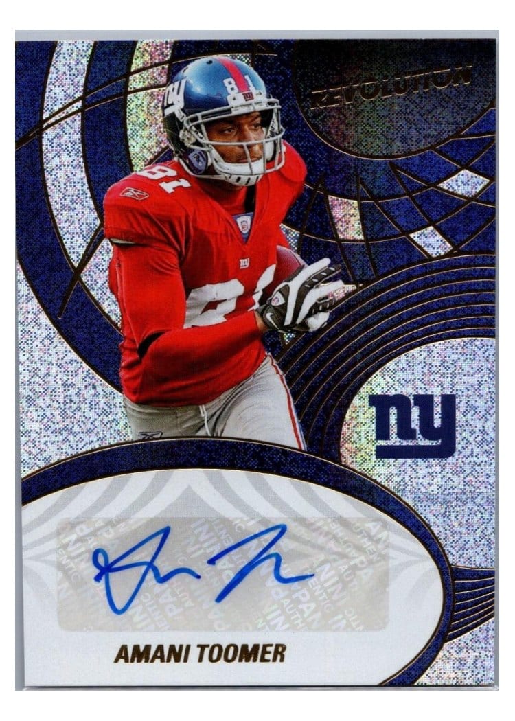 2025 Panini Revolution Autographs Amani Toomer #35