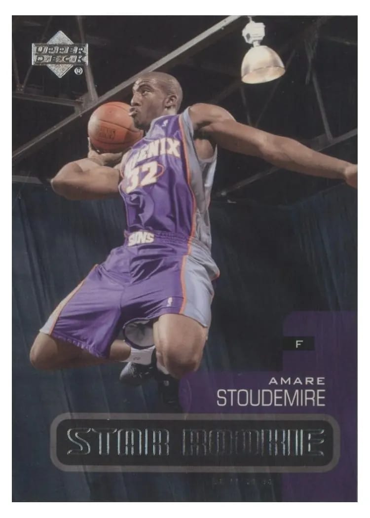 2002 Upper Deck Amare Stoudemire #208 card