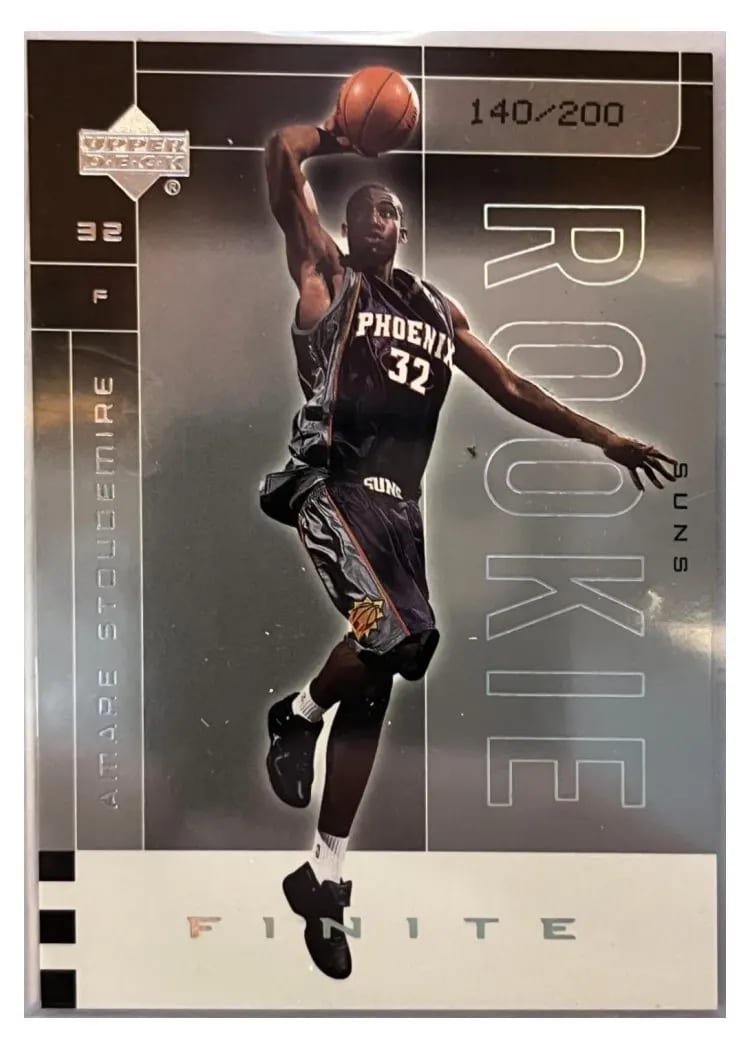 2002 Upper Deck Finite Amare Stoudemire #238 card