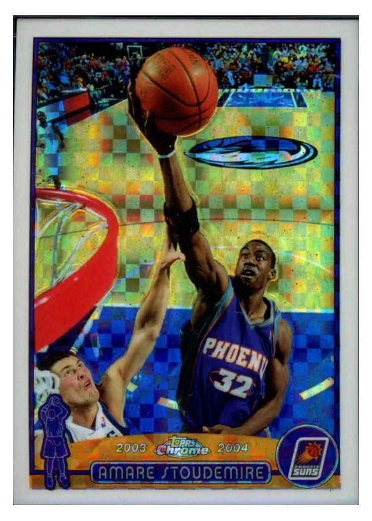 2003 Topps Chrome Amare Stoudemire #67 card